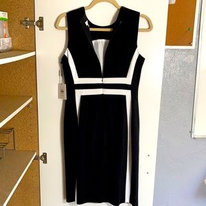 Calvin Klein Size 4 Black Dress